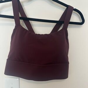 Athleta Women's Burgundy sports bra M